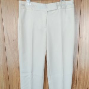 NWT White House Black Market Cream Tuxedo PANT